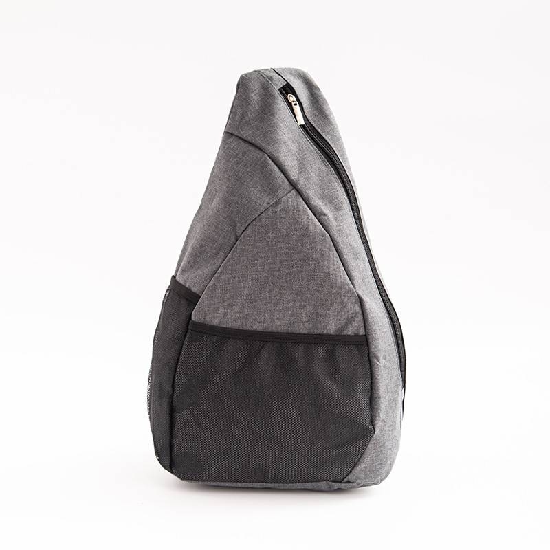 Gray oblique bag